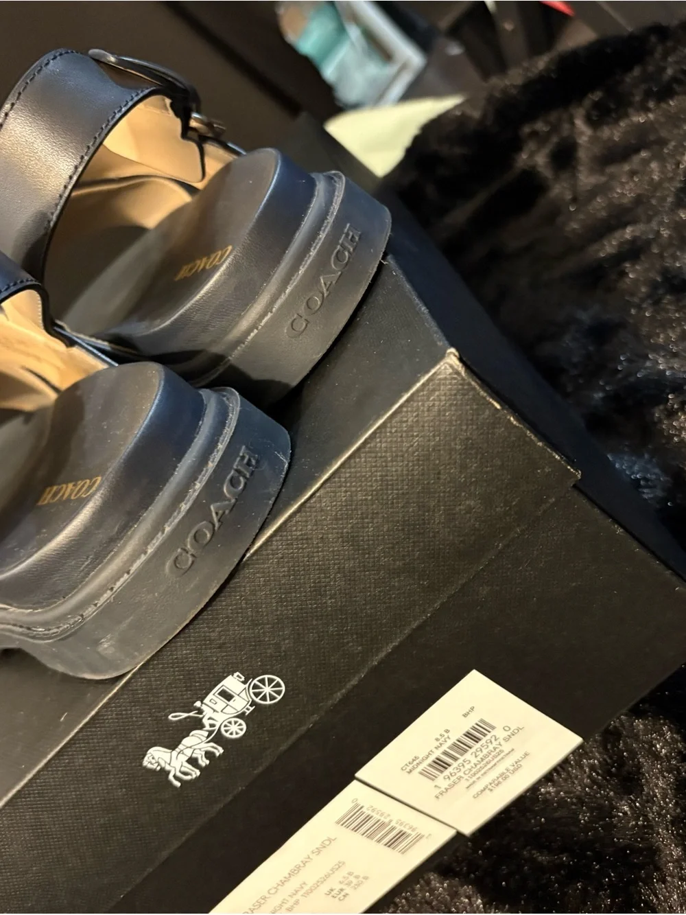 Coach sandals signature